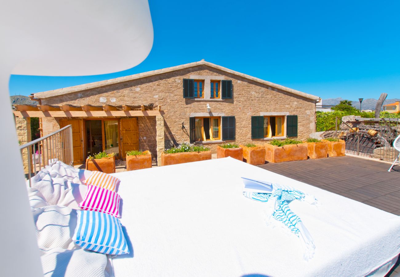 Villa en Alcúdia - V. Barcares Petit, villa for 6 with pool and close