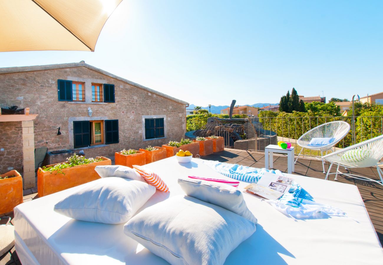 Villa en Alcúdia - V. Barcares Petit, villa for 6 with pool and close