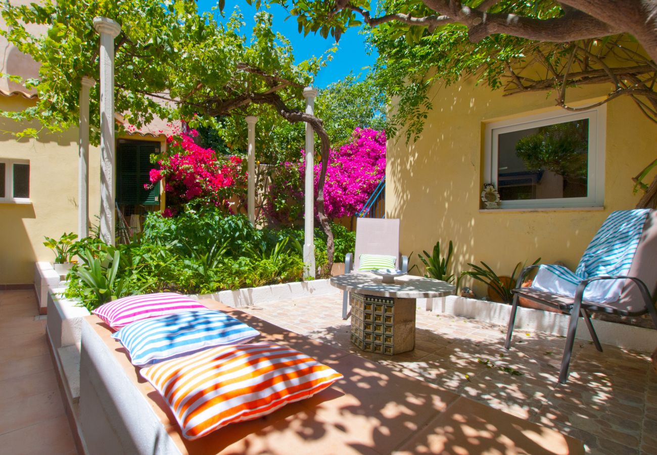 Casa en Alcúdia - C. Casa Bibi con jardín y patio en Alcudia