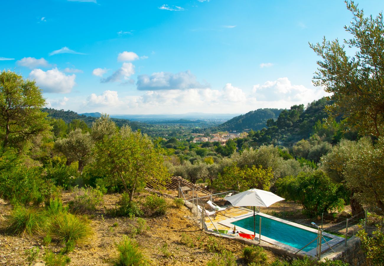 Villa en Mancor de la Vall - V. Mancor, Pool and Mountain Views