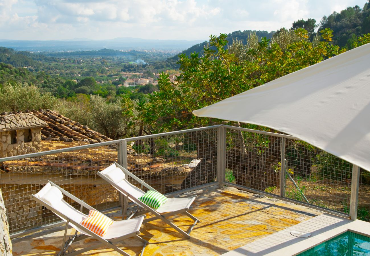 Villa en Mancor de la Vall - V. Mancor, Pool and Mountain Views