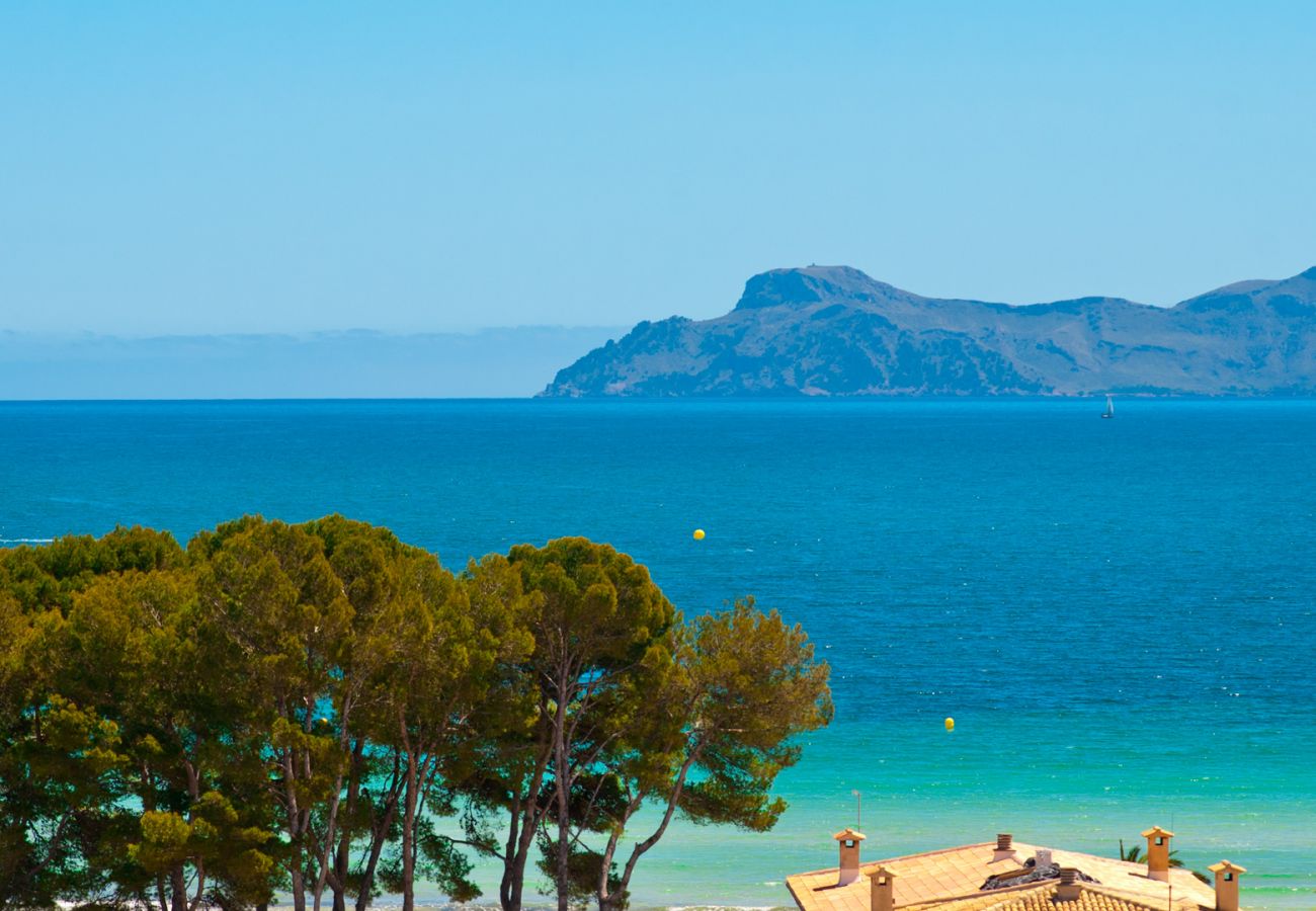 Apartamento en Alcúdia - A. The Shell II with Sea Views and Pool