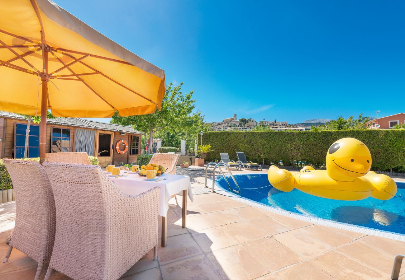 Villa en Selva - V. Finca Son Macia, pool and mountains