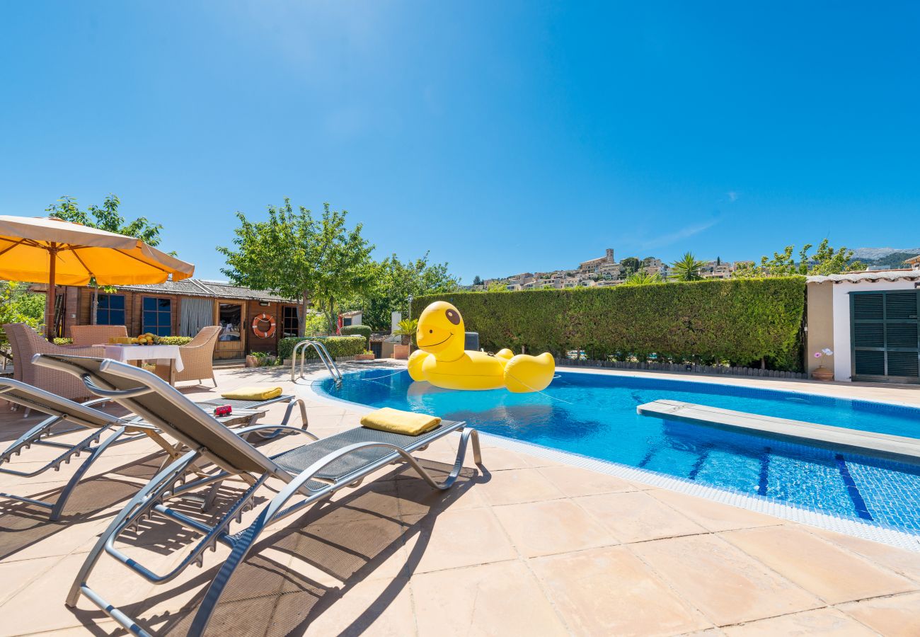 Villa en Selva - V. Finca Son Macia, pool and mountains