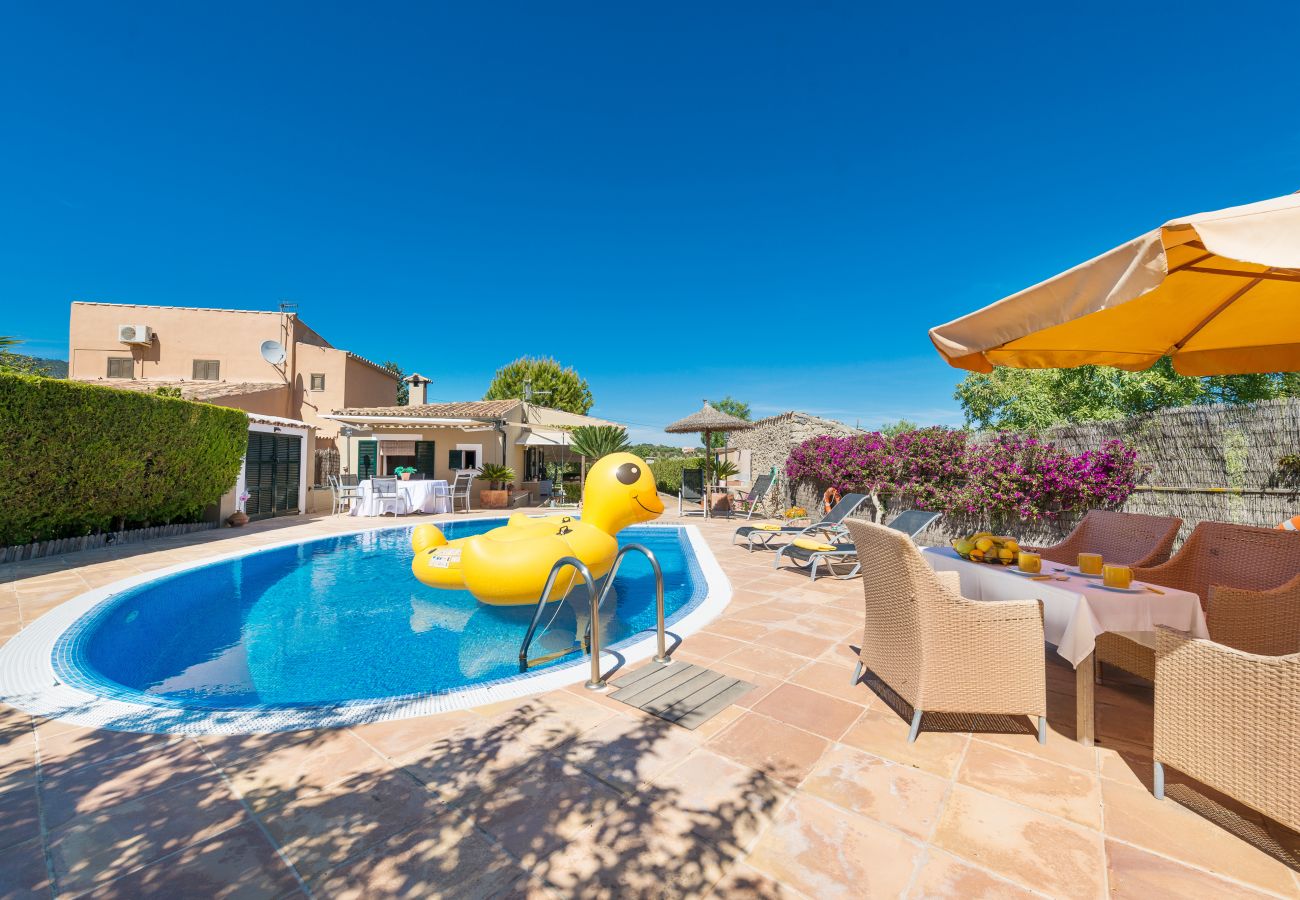 Villa en Selva - V. Finca Son Macia, pool and mountains