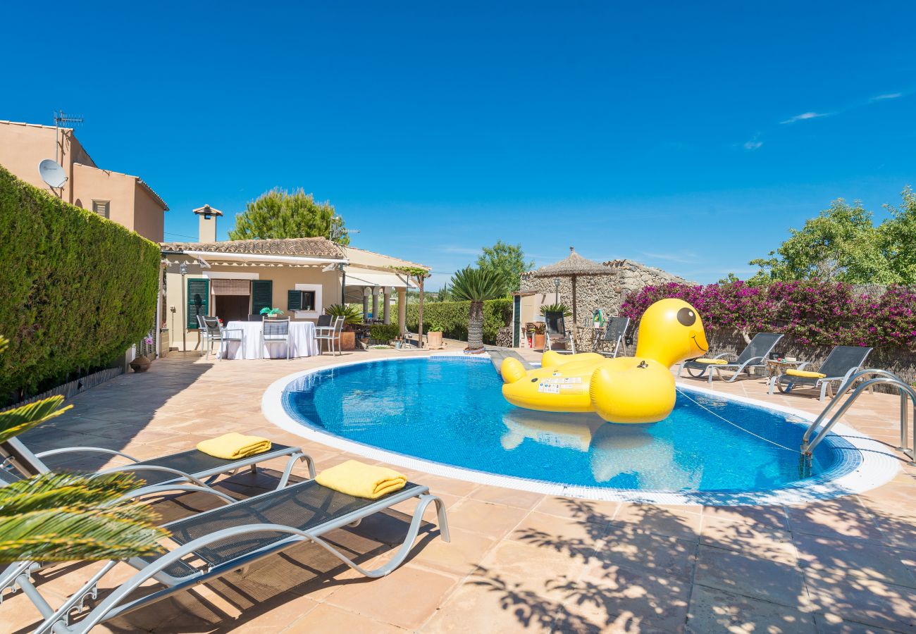 Villa en Selva - V. Finca Son Macia, pool and mountains