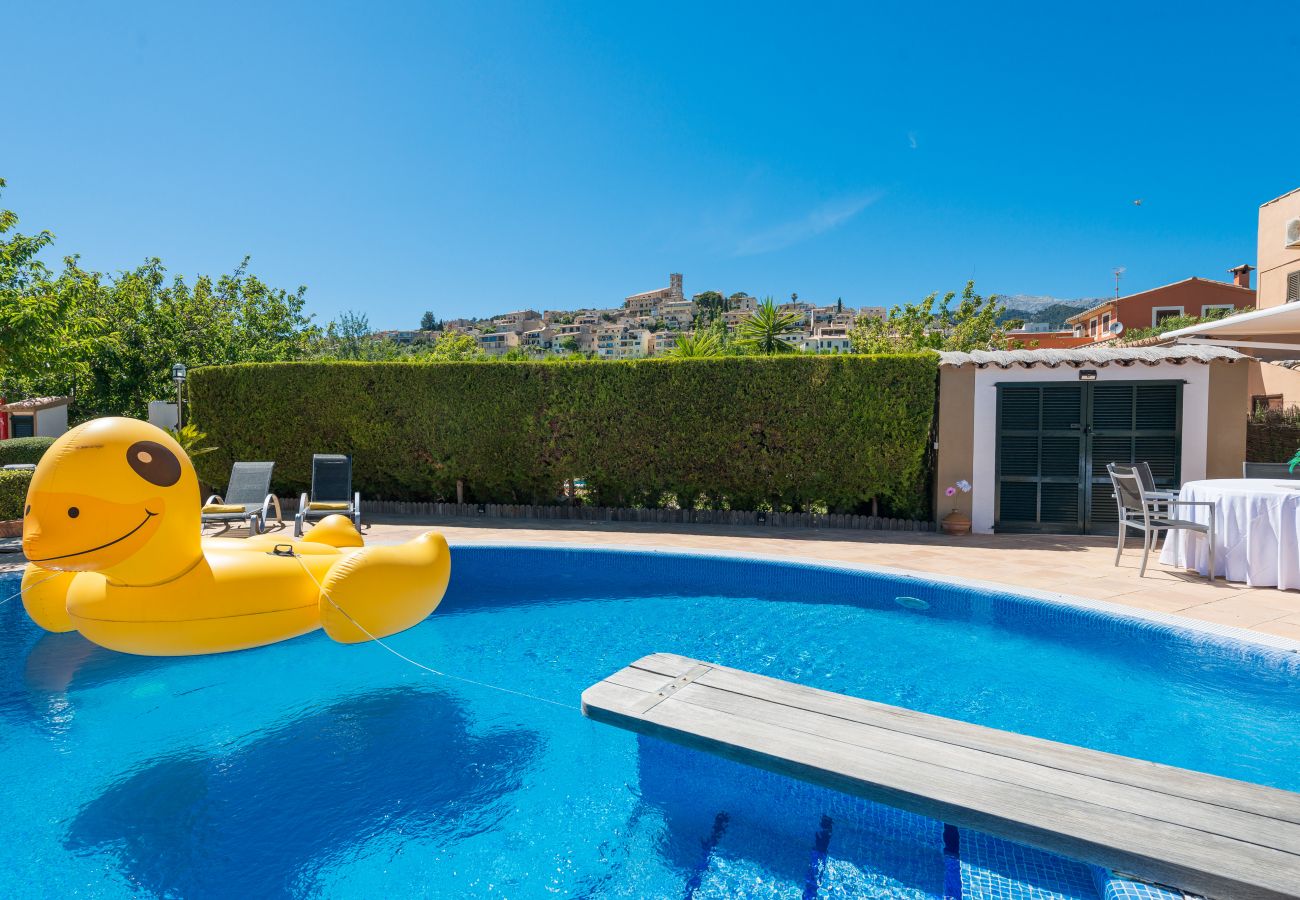 Villa en Selva - V. Finca Son Macia, pool and mountains
