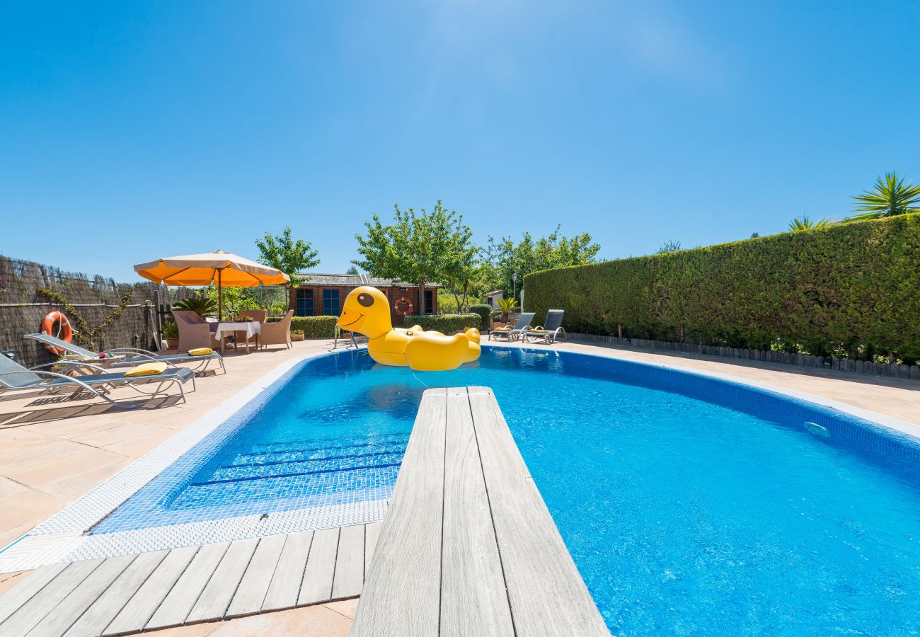 Villa en Selva - V. Finca Son Macia, pool and mountains