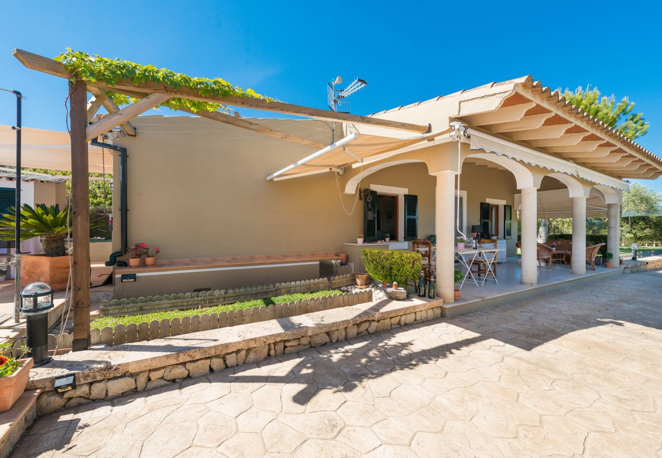 Villa en Selva - V. Finca Son Macia, pool and mountains