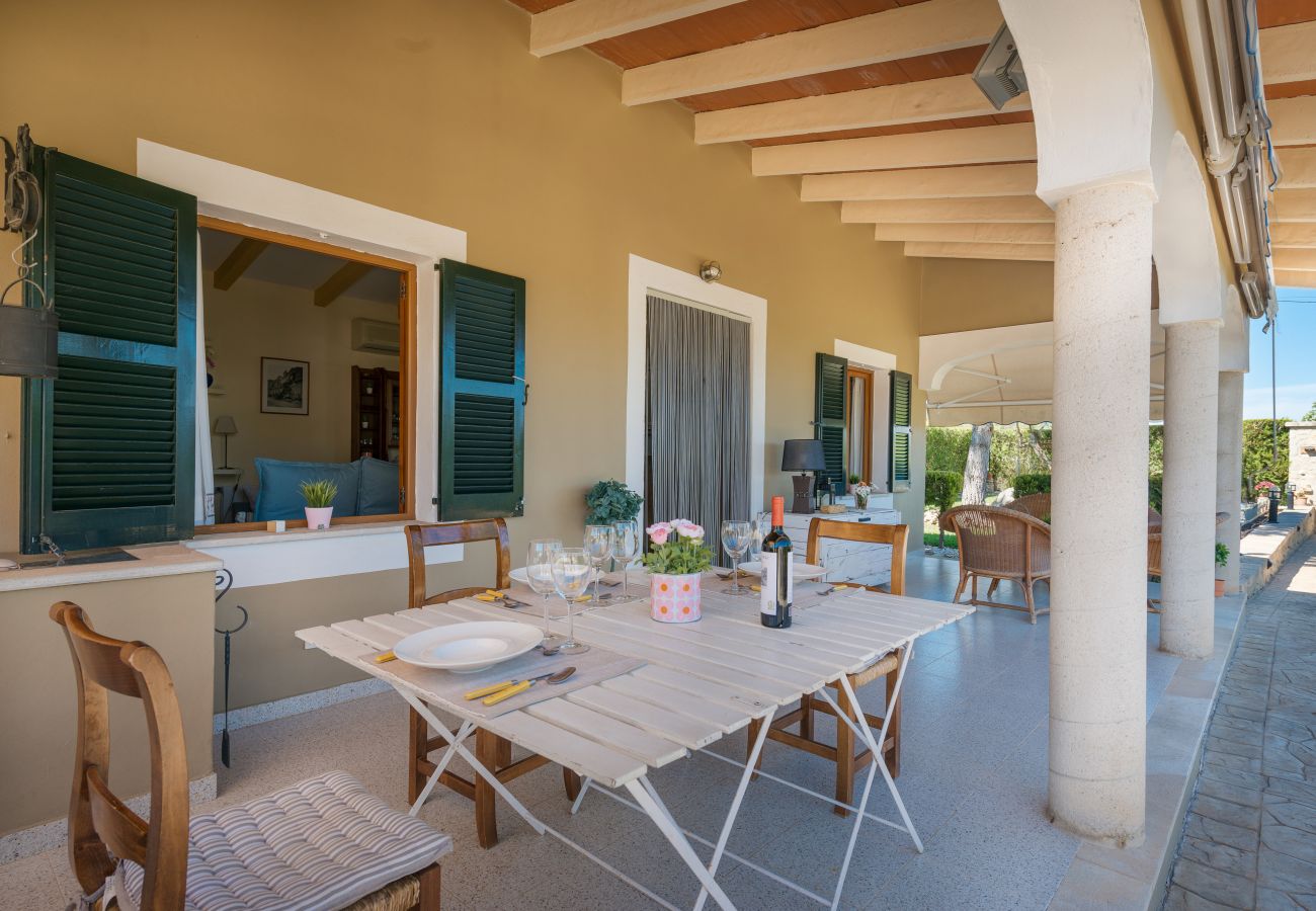 Villa en Selva - V. Finca Son Macia, pool and mountains