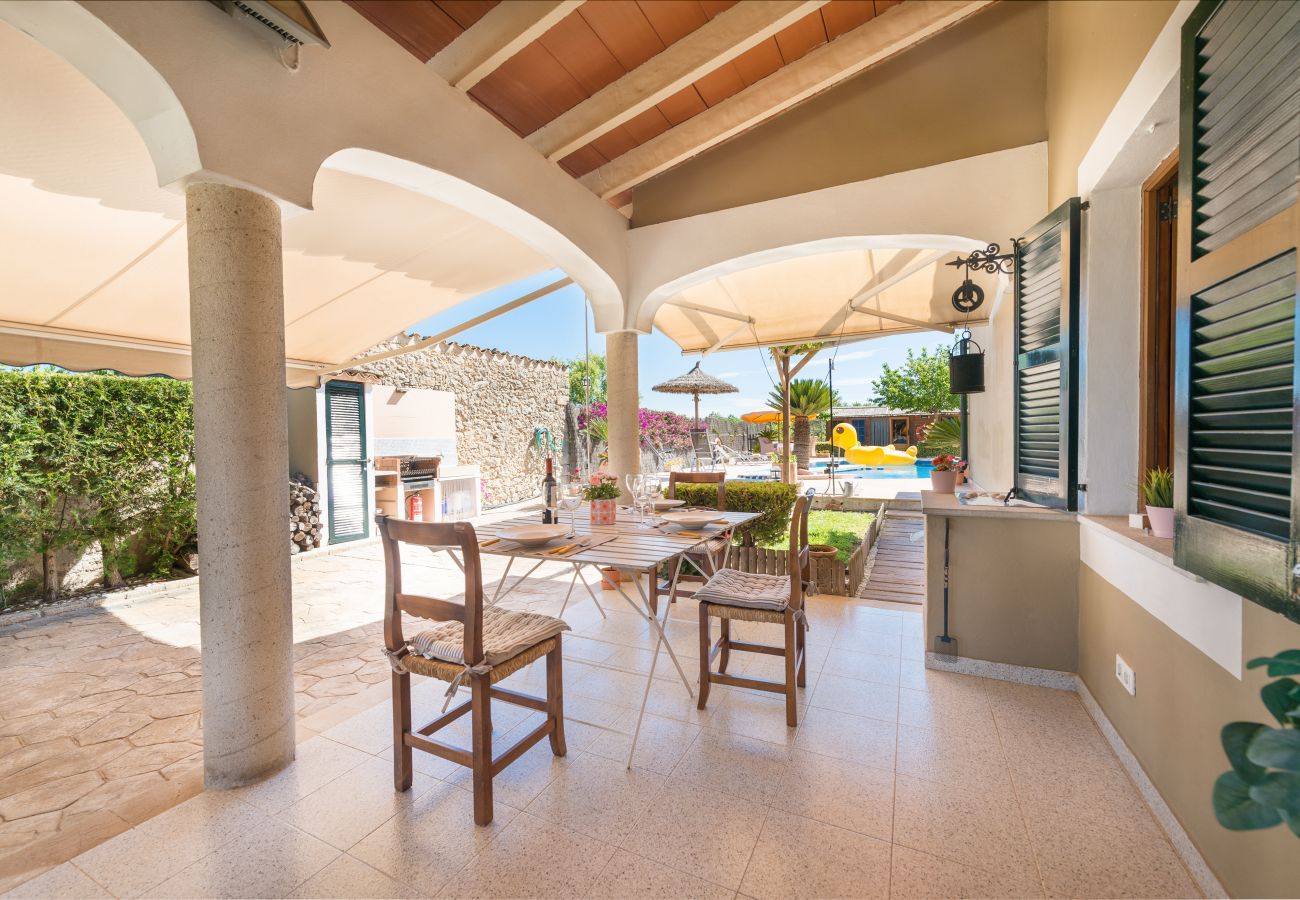 Villa en Selva - V. Finca Son Macia, pool and mountains