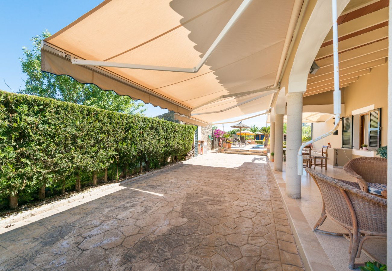 Villa en Selva - V. Finca Son Macia, pool and mountains