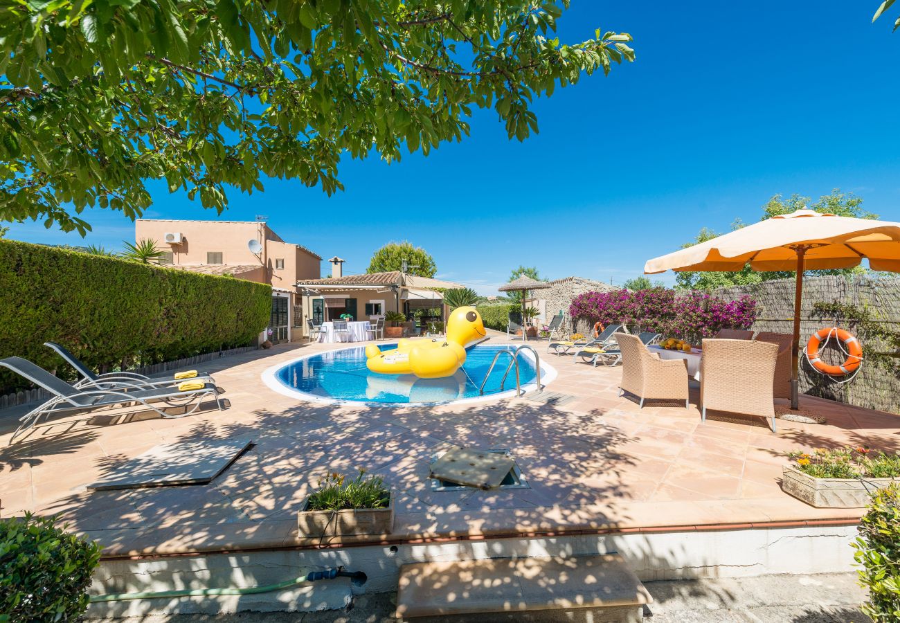 Villa en Selva - V. Finca Son Macia, pool and mountains
