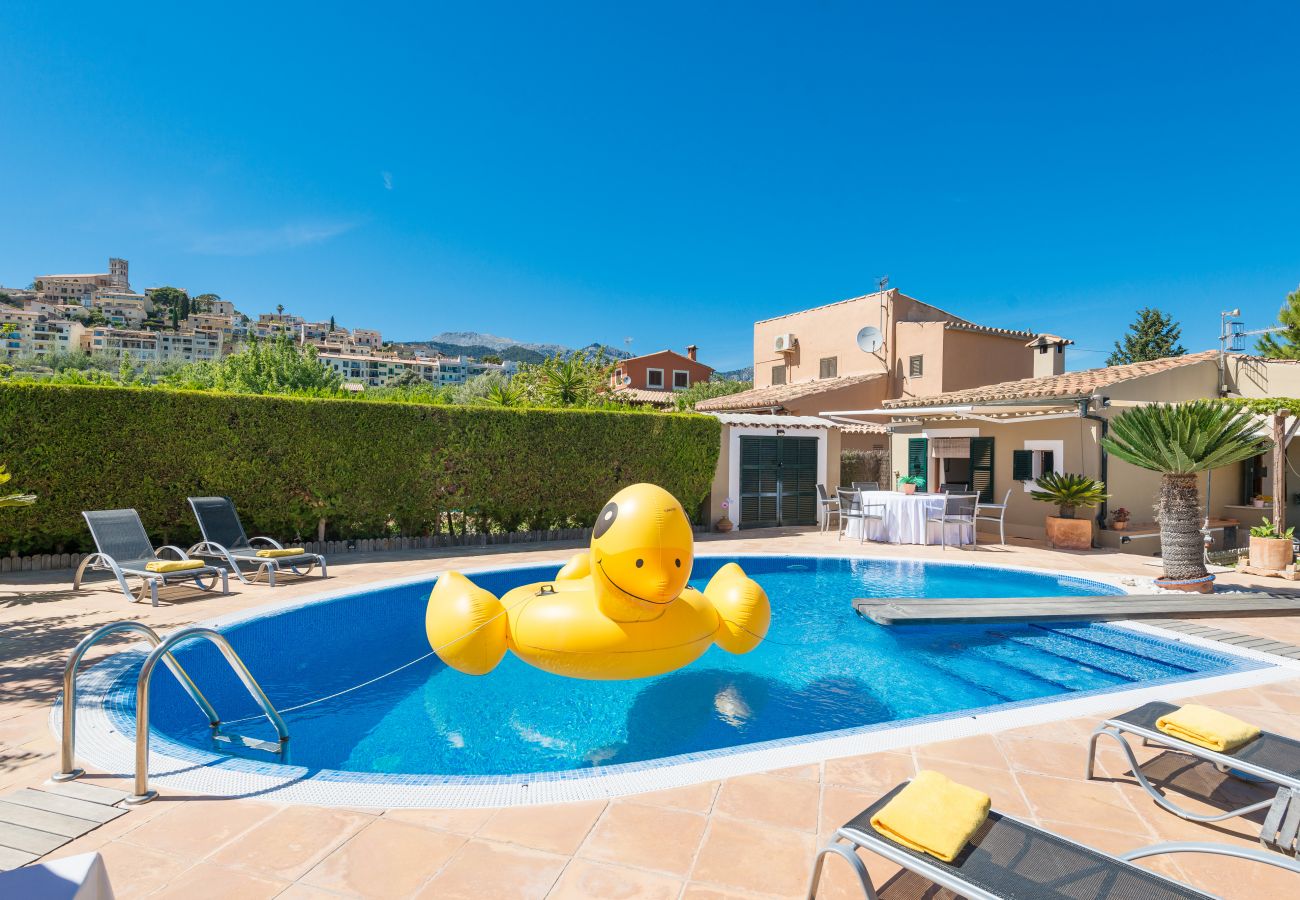 Villa en Selva - V. Finca Son Macia, pool and mountains