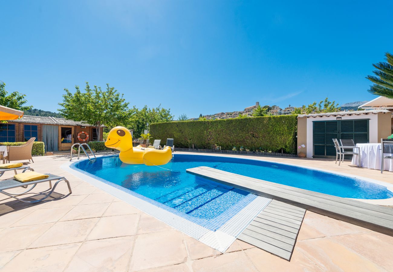 Villa en Selva - V. Finca Son Macia, pool and mountains