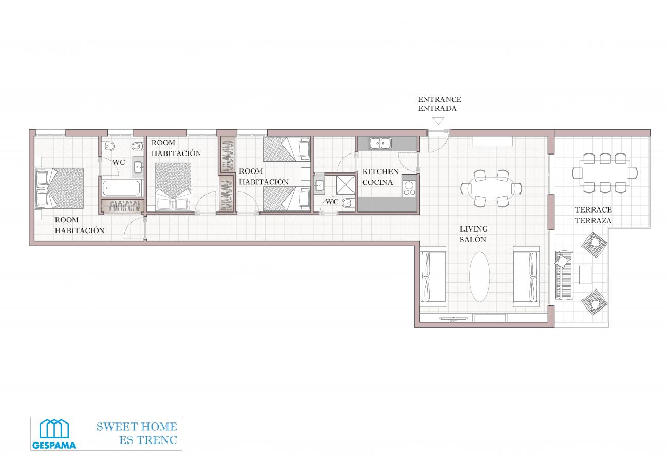 Apartamento en Ses Covetes - Sweet Home Es Trenc IV