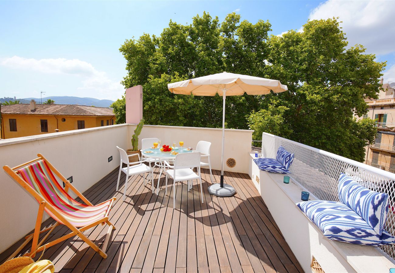 Apartamento en Palma de Mallorca - Montmari TI Penthouse with private terrace