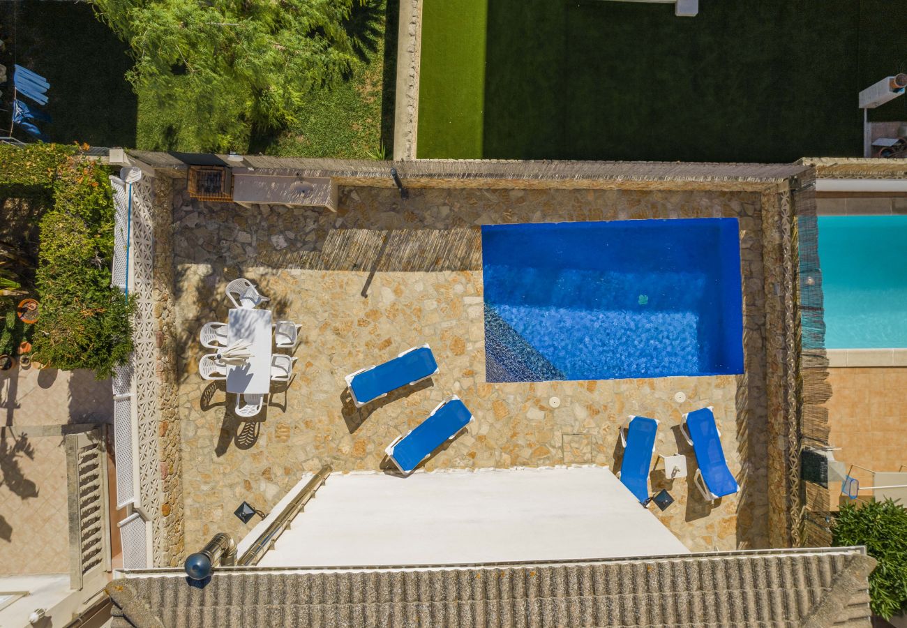 Villa en Muro - V. Benestar Pool and Beach Platja de Muro