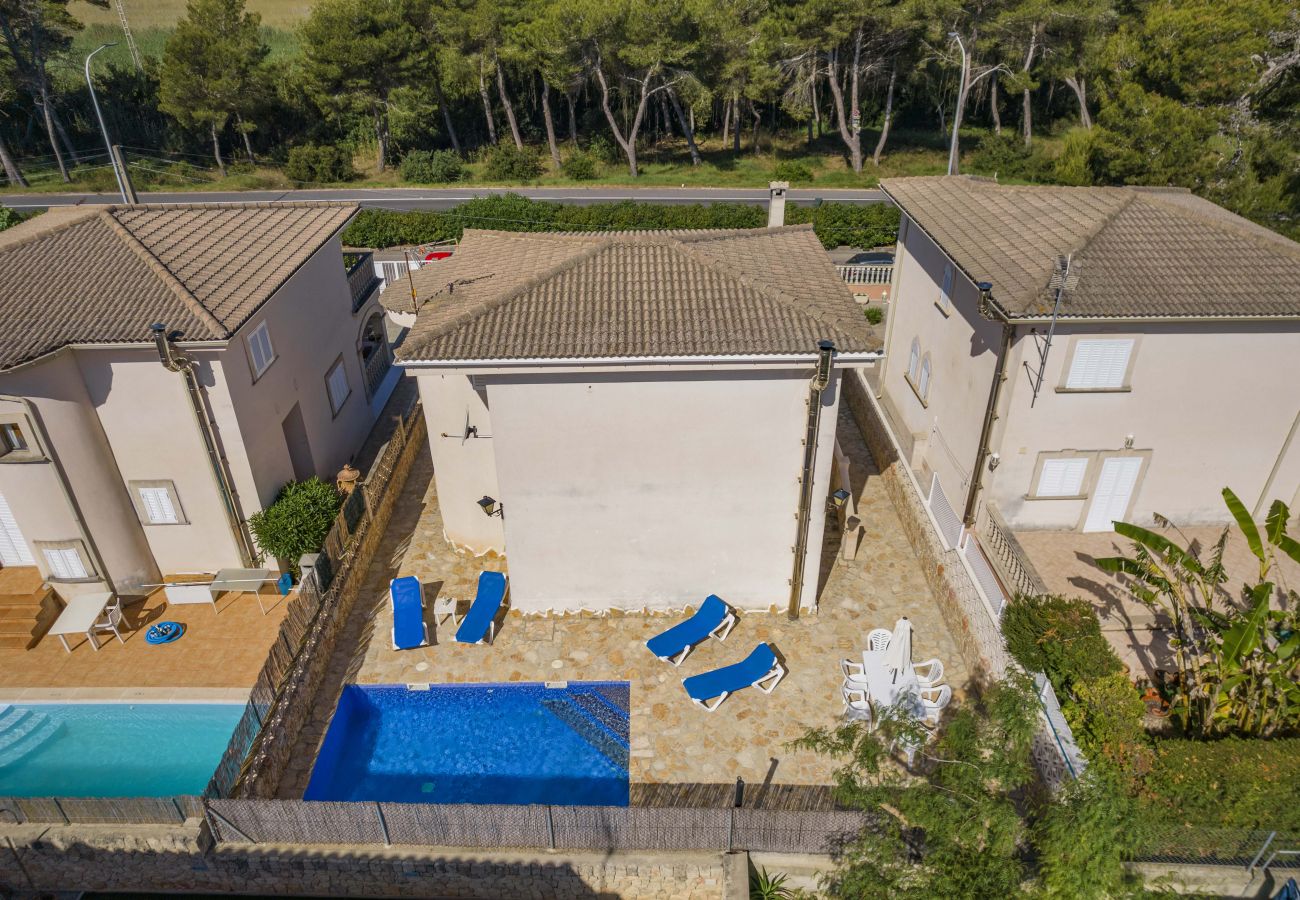 Villa en Muro - V. Benestar Pool and Beach Platja de Muro