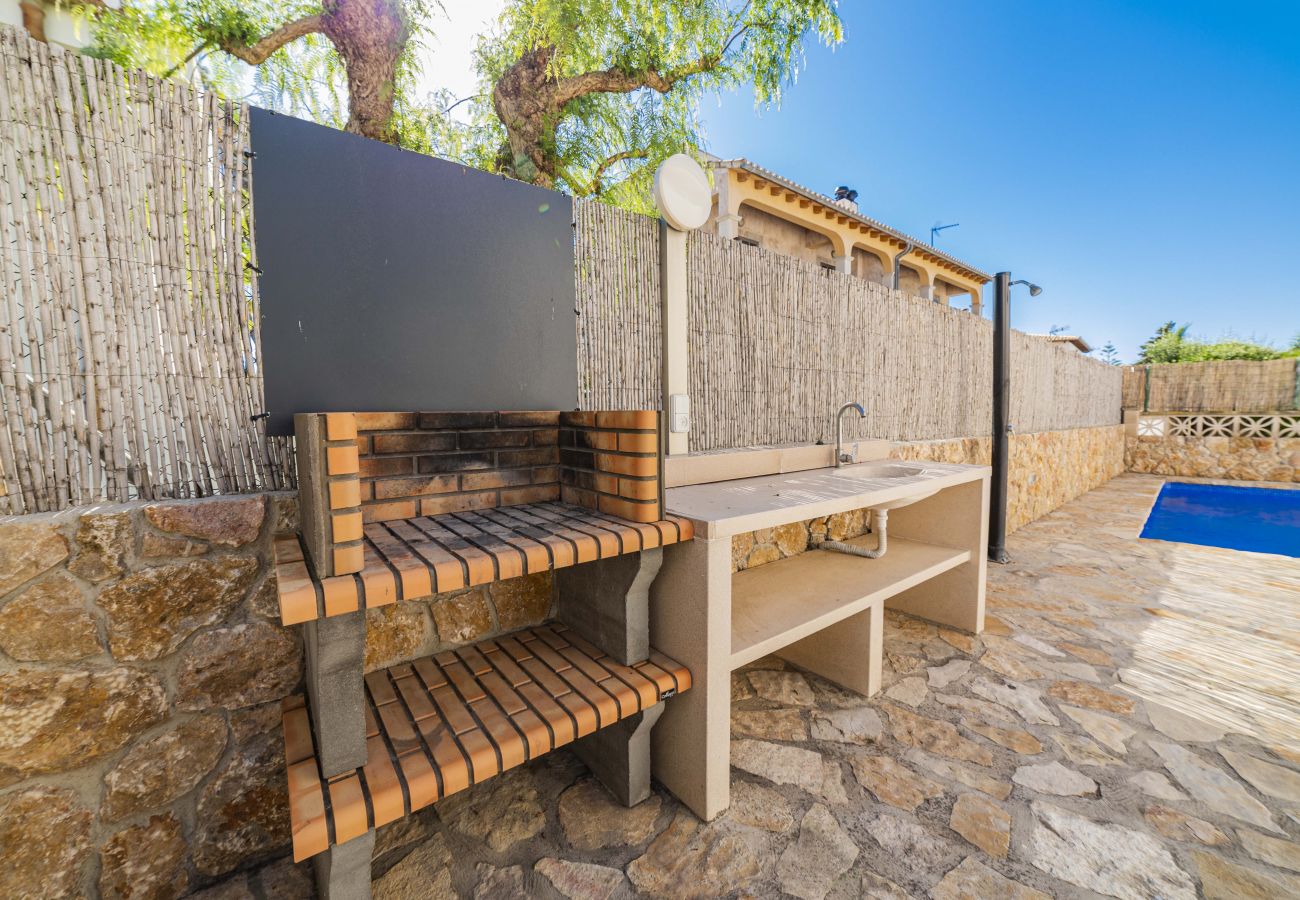 Villa en Muro - V. Benestar Pool and Beach Platja de Muro
