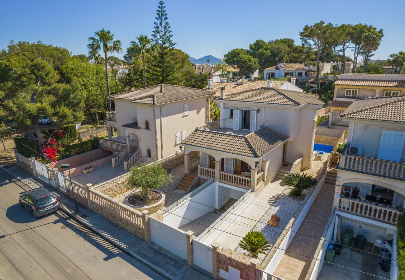 Villa en Muro - V. Benestar Pool and Beach Platja de Muro