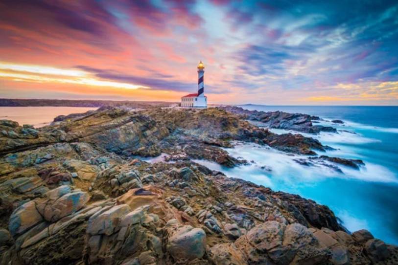 Uno de los faros de la ruta de los faros por Menorca